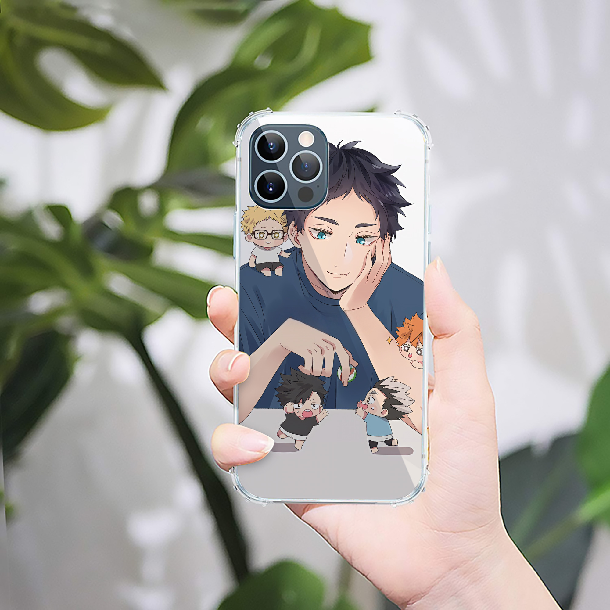 （画像用） ハイキュー!! Haikyu!! 【iPhone 12シリーズ対応】透明スマホケース（クリアソフトケース）